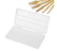 30 Hoyos Titular de brocas para uñas, Caja de almacenamiento de Brocas para manicura Porta contenedores Contenedor Vitrina Organizador