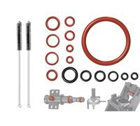 30 juntas tóricas de silicona para cafeteras Philips Saeco Spidem Gaggia, compatible con válvula de soporte, válvula de vapor, grupo de preparación, válvula de salida, piezas de repuesto automáticas