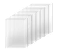 30 Láminas de Plástico Transparente A4 Flexible, PET 0.2-0.5 mm - Para Protección de Documentos, Marcos de Fotos, Pintura y Manualidades (Espesor: 0,2mm)