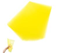 30 Láminas de PVC Translúcido Flexible, Tamaño A4 30x21 cm, 0,3 mm de Grosor - Para Manualidades, Proyectos de Bricolaje, Decoración de Ventanas y Exposiciones (Amarillo)