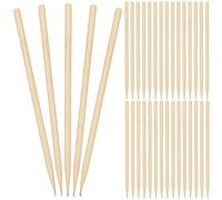 30 lápices capacitivos de madera para rascar, palos de madera para manualidades, 4.7 pulgadas, lápiz capacitivo resistente para manualidades, Navidad, Acción de Gracias, actividades artísticas