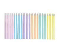 30 lápices de madera con borrador ergonómico de agarre triangular para adultos, estudiantes, niños, artistas, escritura, escuela triangular