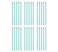 30 lápices triangulares de color macaron con goma de borrar para escribir y dibujar sin problemas