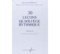 30 lecons progressives de solfege rythmique volume 6