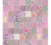 30 Liberty Fabric Tana Lawn ™ Cuadrados, rosas (6.3 x 6.3 cm)
