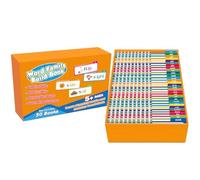 30 Libros de Flip y Rimas para Leer, Kit de Construcción de Familias de Palabras con 287 Palabras y Tarjetas de Fonemas ABC, Juguete Educativo Interactivo para Preescolares Enseñanza en Salas de Clase