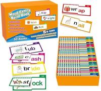 30 libros de lectura y rima, tarjetas flash del alfabeto educativas tempranas, vocabulario abc, libro de construcción familiar de palabras, libros de lectura y rima, tarjetas flash de palabras de