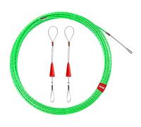 30 m Guia Pasacables, Guía Pasacables Profesional, Guia Cables con 2 Muelle de Guía Diámetro 5mm para la Colocación de Cables