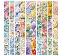 30 marcadores de papel de pintura al óleo, marcadores de lectura, soporte de página, divisor de páginas para amantes de los libros, escritores, estudiantes y estudiantes
