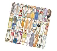 30 marcapáginas de papel para profesores, estudiantes, divisores de páginas, marcadores de página para amantes de los libros, lectores, escritores, lectura, marcadores temáticos de animales