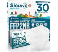 30 mascarillas FFP2 con certificación CE Made in Italy BFE ≥99% Mascarillas italianas ffp2 sanitizadas y selladas individualmente. Multicertificación ISO 13485 e ISO 9001 EN 149:2001+A1:2009