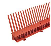 30 metros trauf peine IV01101000 Element, dimensiones: 55 mm | Color: Rojo Ladrillo | según DIN 4108 514101