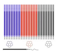 30 minas de repuesto borrables compatibles con Legami, multicolor tinta termosensible punta 0,7 mm altura 13 cm recargables para bolígrafos de gel borrable (3 colores)