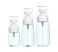 30 ml 60 ml 80 ml - 3 piezas Atomizadores de líquido Botellas de viaje Frascos de spray pequeñas vacías para Maquillaje Cosmético Cabello Champú Artículos de tocador