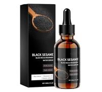 30 ml de crecimiento del cabello, aceite de sésamo negro para el crecimiento del cabello, aceite vegetal para el cabello, ralentiza la caída del cabello, aceite de romero con aceite de romero y para