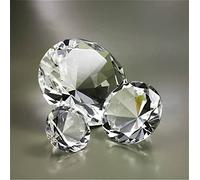 30 mm-200 mm de cristal transparente diamante FengShui adornos para el hogar bola decorativa para bodas miniaturas accesorios regalos, 40 mm 1 pieza