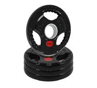 30 mm and 50 mm Iron Plates with Steel Inner Ring and Triple Ergonomic Grip - Disc for Bar or Dumbbells 2.5 kg, 5 kg, 10 kg, 15 kg, 20 kg