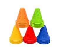 30 Pack Port Cones Training Traffic Road for Drills End Zone Markers traffic conesc