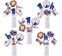 30 palos de centro de mesa de béisbol para primer cumpleaños, decoración de mesa de novato del año para niños, fiesta de primer cumpleaños, decoración de fiesta de año de novato, decoración de fiesta