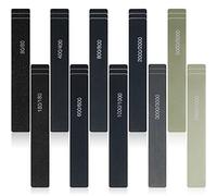 30 Palos de Lijado Palos de Lijado de Papel de Lija para Modelos de Plástico Herramientas de Lijar Madera y Metal Palillo de Pulido Mini Lijadora de Dedos para Accesorios de Manualidades