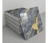 30 paneles de pared impermeables de mármol de 30 x 30 cm, resistentes al calor, adhesivos de espuma de PVC for salas de estar, cocinas y dormitorios.(C2)