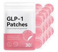 30 parches GLP-1, soporte de forma a base de plantas, parche de ingredientes naturales, suave y calmante