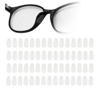30 Pares Almohadillas Gafas Nariz,Almohadilla de Nariz Adhesiva de Silicona Antideslizante para Gafas y Gafas de Sol(1mm Transparente)