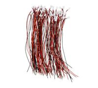 30 pares Conector de Terminal 2 Pines 1,25mm con Cable PVC blanco | 15cm de Longitud, Conexión Macho Hembra, para Módulos Pequeños y LED en Reparación