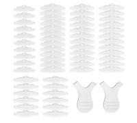 30 Pares De Almohadillas Para Pestañas Transparentes Y 2 Piezas De Cepillos Para Pestañas, Ayuda Para Rizar Pestañas, Espaciadores De Silicona Para Rizar Pestañas