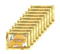 30 pares de máscaras de colágeno de gel de cristal para ojos dorados, ideal para antienvejecimiento, círculos oscuros y deshinchazón