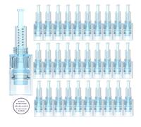 30 Pcs 36 Pin Micropunción para Microneedling Dr.pen X5, Microagujas de Repuesto Originales Desechables, Cartuchos de Micropunción para Accesorios de Cuidado de la Piel (36 Pin, 30 Pcs)