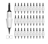 30 Pcs Agujas para Cartuchos de Agujas Desechables para Tatuajes Modelo L1, Repuesto Original para la Máquina de Tatuaje de Maquillaje Permanente Maquina para Tatuar Artmex V6 V8 V9 V11 (L1, 30 Pcs)