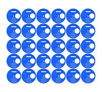 30 PCS Bee Hive Box Entrance Gate, Plastic Round Exit Vent Gate Beekeeping Accessory Beekeeping Equipment Beehive Tool For Swarm Traps Horizontal Hives (Blue)
