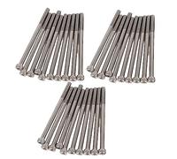 30 Pcs M5 Cylindrical Head Hex Socket Screws, Stainless Steel DIN 912 Socket Cap Screws A2-70 Grade, Metric Hex Head Screws with 4 mm Wrench Size for Machinery and DIY Projects (M5*80)