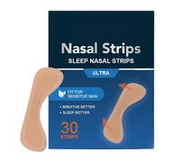 30 PCS Tiras Nasales Antirronquidos | Tiritas Nariz Respirar | Transpirables Y Sin Presión | Nariz Respirar Dormir | Para Hombres, Mujeres, Padres, Esposas, Esposos Y Novios