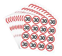 30 pegatinas de cumpleaños, 160 unidades, señales de tráfico, pegatinas decorativas para mujer y hombre, regalo de fiesta de 30 cumpleaños