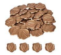 30 Pegatinas de Sello de Cera Autoadhesivas, Diseño de Amor Vintage para Sobres de Boda, Invitaciones, Cumpleaños, Navidad - Pegatinas Adhesivas de Sello de Cera Elegante