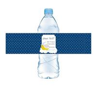 30 pegatinas personalizadas para botellas de agua de primera comunión de niño y niña, etiquetas para envolver botellas de mi Primera Comunión, para bautizo, decoración de fiesta (E)