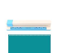 30 perforadores de agujeros - 37 x 6,5 x 6,2 cm ajustable Craft Punch | 5-Sheet Capacity Planner Tool For Office | Hand Push Paper Perforator For School