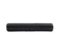 30 pernos roscados M8 x 60 mm, acero de aleación de grado 8.8, superficie de óxido negro, barra roscada larga para montaje de muebles, montaje y fijación