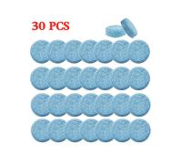 (30 pezzi Blu) 60/30 pezzi Compresse di schiuma per la pulizia dell'auto Parabrezza Ultra trasparente