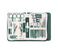 30-Piece Stainless Steel Nail Clipper Kit, Professional Manicure Set | Comprehensive 30-piece manicure and pedicure set. Professional-grade stainless steel tools for precise, effortless nail care.