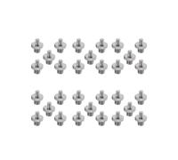 30 Piezas 1/4 Pulgada Macho A 1/4 Pulgada Macho Trípode Adaptador Tornillo Roscado Metal Convertidor Tornillo para Cámara Réflex