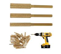 30 Piezas 4mm, 4.8mm, 5.5mm Afilador de Cadena de Motosierra de Diamante, Punta de Amolar para Afilador de Cadena Motosierra, Herramienta de Afilado Eficiente para Diferentes Tipos de Cadenas