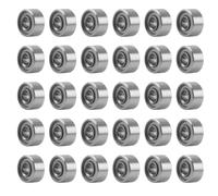 30 Piezas 693ZZ Mini Rodamiento de Bolas (3x8x4 mm), Rodamientos Pequeños Blindados Doble de Acero al Carbono, Cojinetes y Rodamientos para Patinetas, Carros, Motores Eléctricos y Más