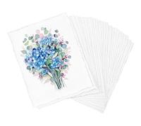 30 Piezas A5Papel Acuarela Papel de Arroz Acuarela Papel Acuarela 300gr Algodon Papel pergamino Cartulina Papel Acuarela a5 Papel Hecho a Mano para Dibujar Invitaciones Cartas Manualidades