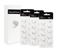 (30 piezas) accesorios para audífonos para reemplazos Oticon, cúpulas Oticon MiniFit (abiertas de 6 mm), cúpulas universales para kits de suministros de audífonos Oticon, piezas de ayuda para un