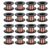 30 Piezas Alambre de Bobinado Esmaltado de Cobre | Aislamiento Protector, Recubrimiento Esmaltado, para Transformadores y Protoboard, Uso en Banco de Trabajo