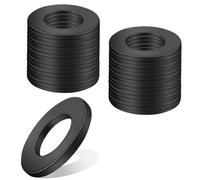 30 Piezas Arandela Plana Negro M5 Arandelas de Acero Inoxidable A2 V2A Junta Plana Arandelas Espaciadoras de CarroceríA Anillo de Sellado Plano Arandelas Metalicas para Tornillos Pernos y Sujetadores