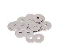 30 Piezas Arandelas Planas, Arandelas de Acero Inoxidable M6X25MM, Arandela Plana Ala Ancha para Tornillos, Tuercas, Varilla Roscada